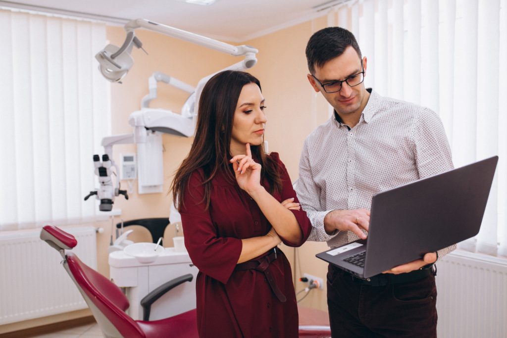Dental Accountant near me advising a UK dental practice owner