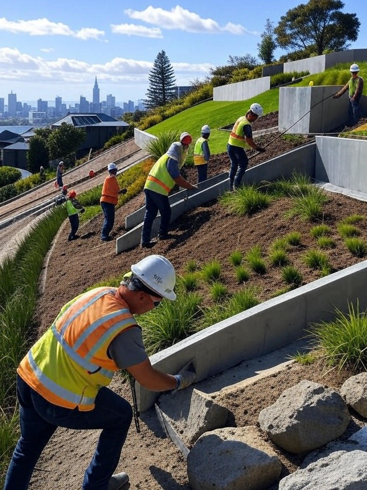 retaining wall construction services in Auckland