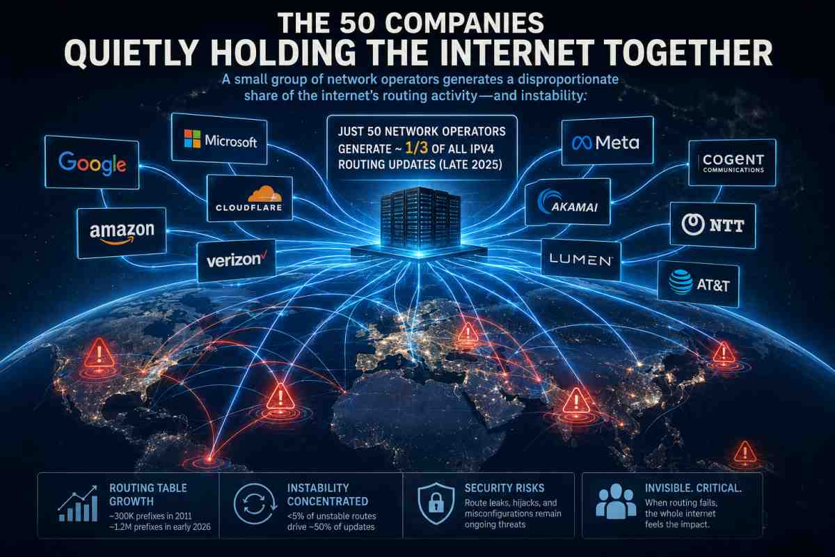 The 50 companies holding the internet together