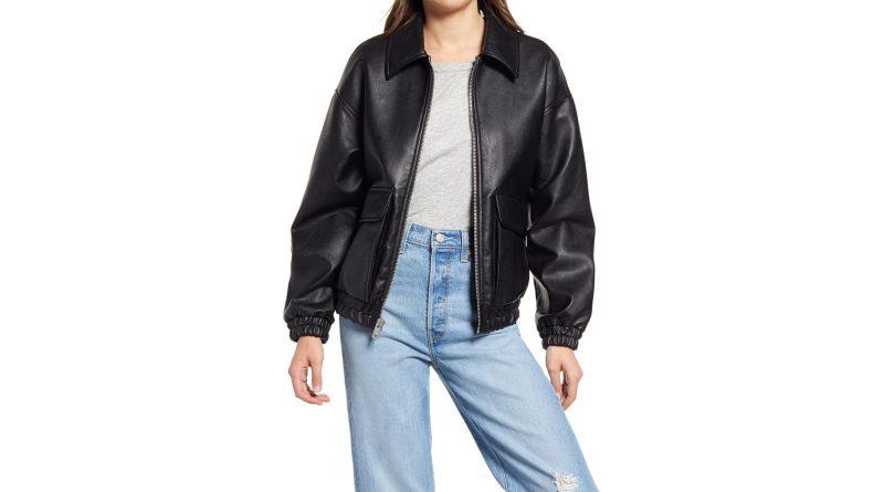 Leather Bomber Jackets for Women