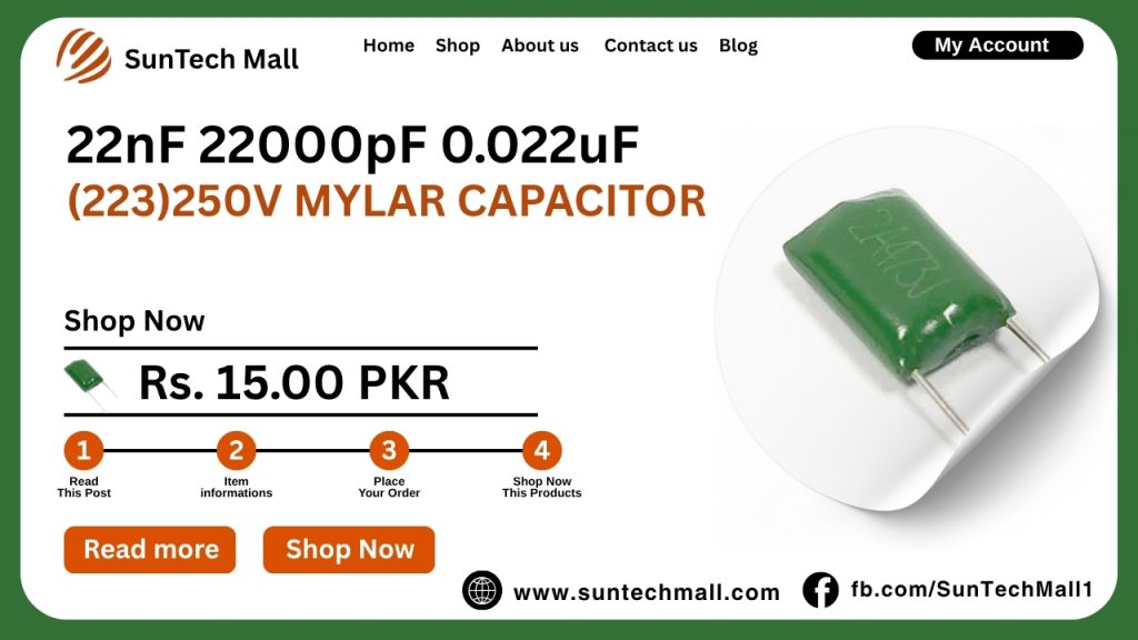 22nF 22000pF Mylar Capacitor