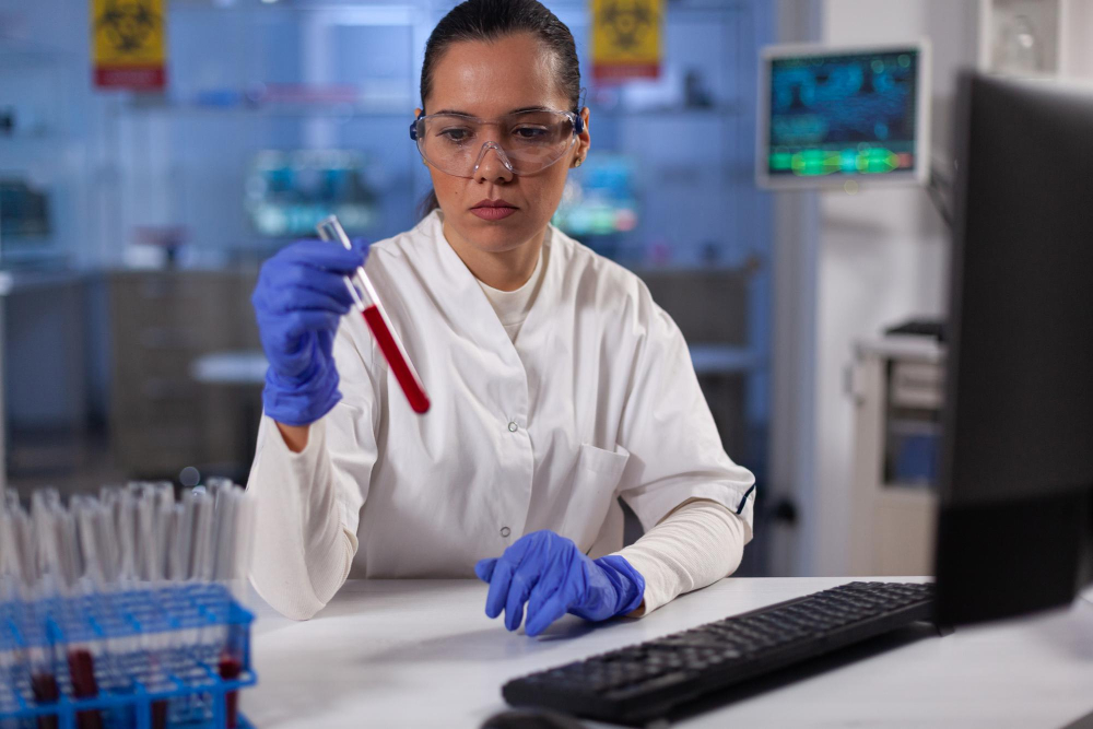 Liquid biopsy blood test used in global medical diagnostics for early cancer detection