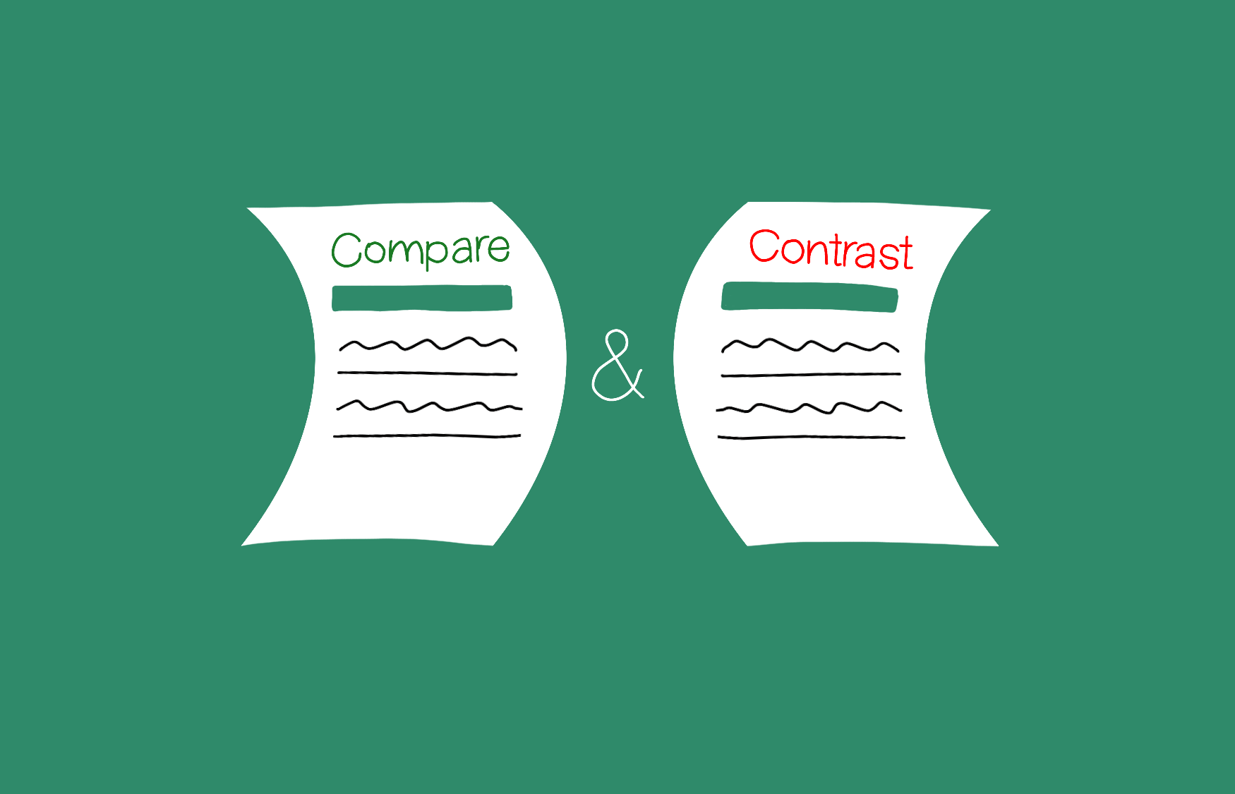 purpose of compare and contrast