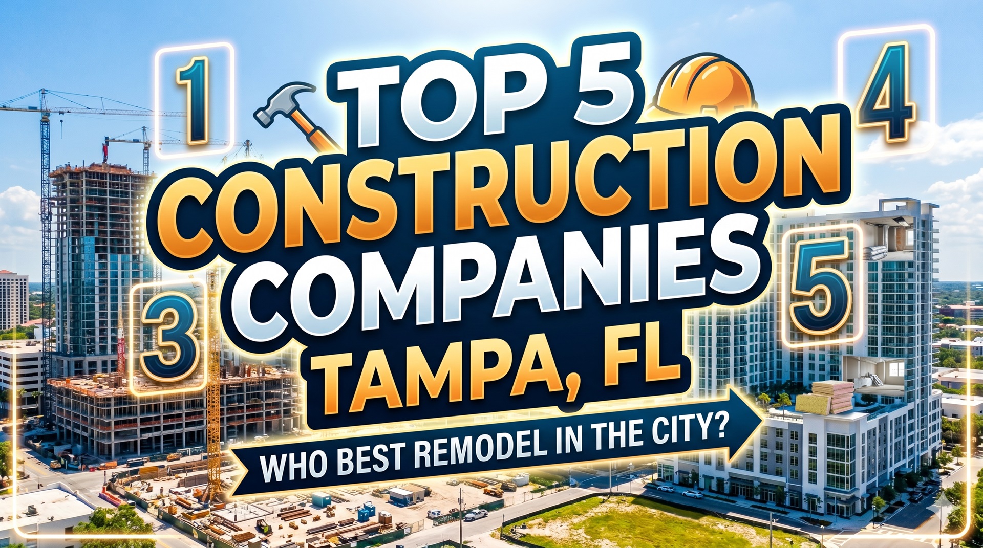 Top 5 Construction Companies in Tampa, FL: Who's Transforming the City?