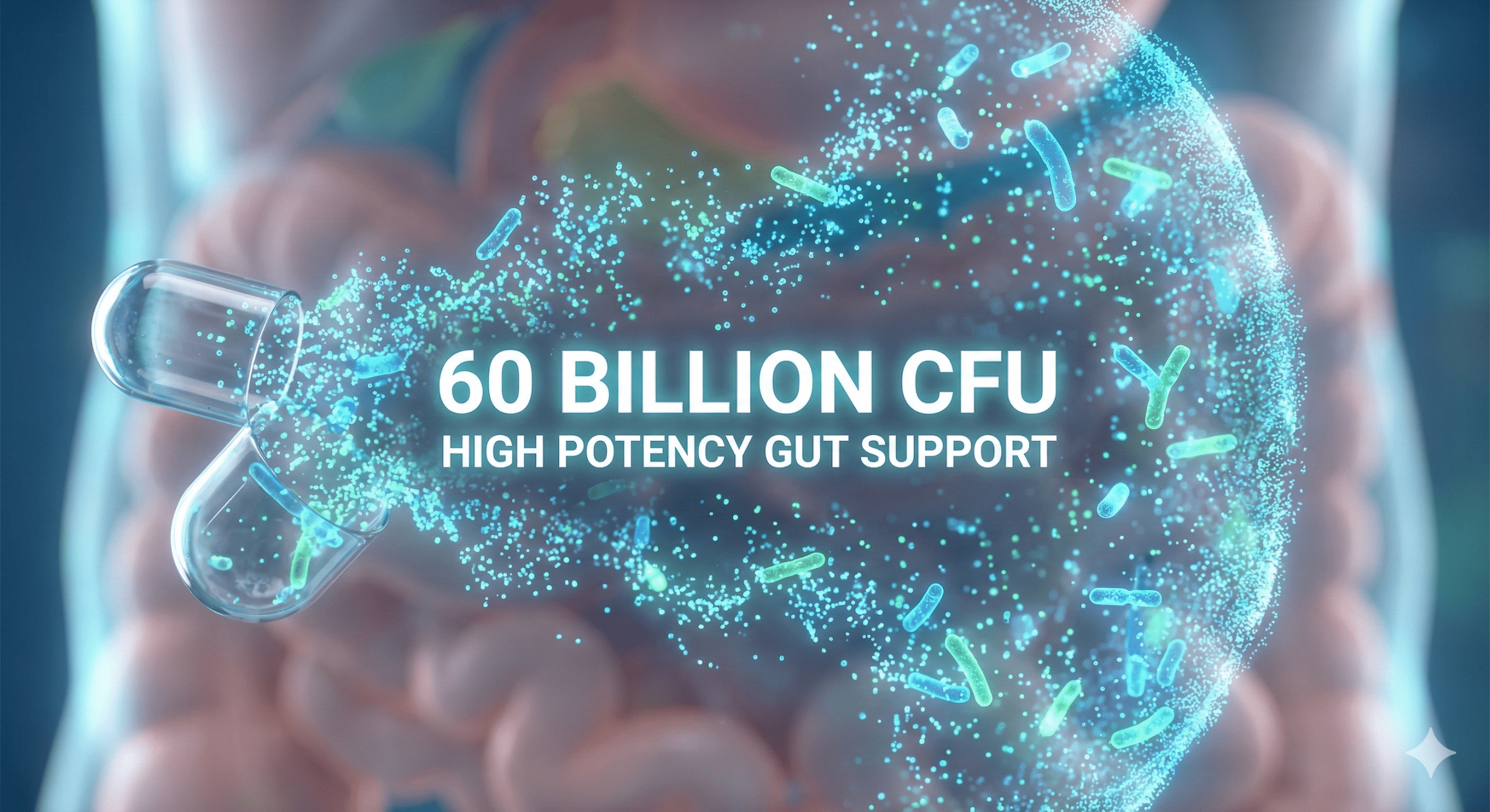 60 Billion CFU Probiotics Why High-Potency is the Gold Standard for Gut Restoration