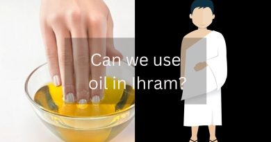 Can we use oil in Ihram?
