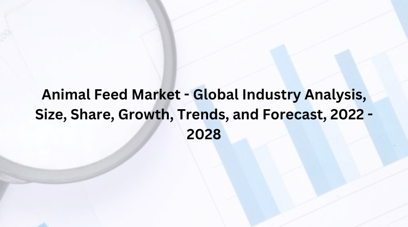Animal Feed Market - Global Industry Analysis, Size, Share, Growth, Trends, and Forecast, 2022 - 2028