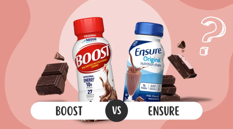 Boost vs. Ensure Nutritional Drinks