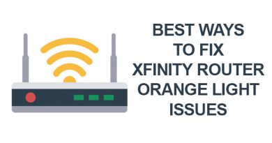 Xfinity Router orange light