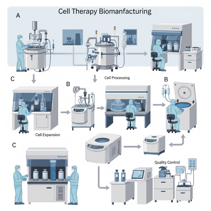 Cell Therapy Biomanufacturing Advances with Automation and Gene Editing