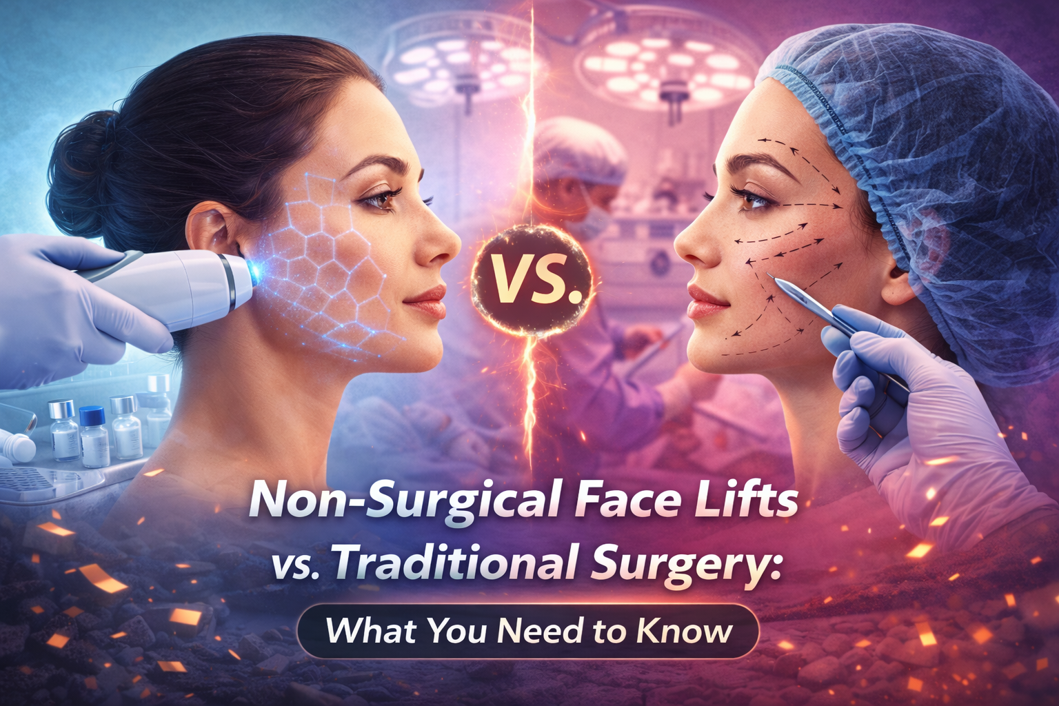 Non-Surgical Face Lifts vs. Traditional Surgery