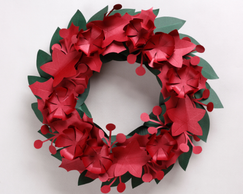 Christmas Wreath Paper Craft