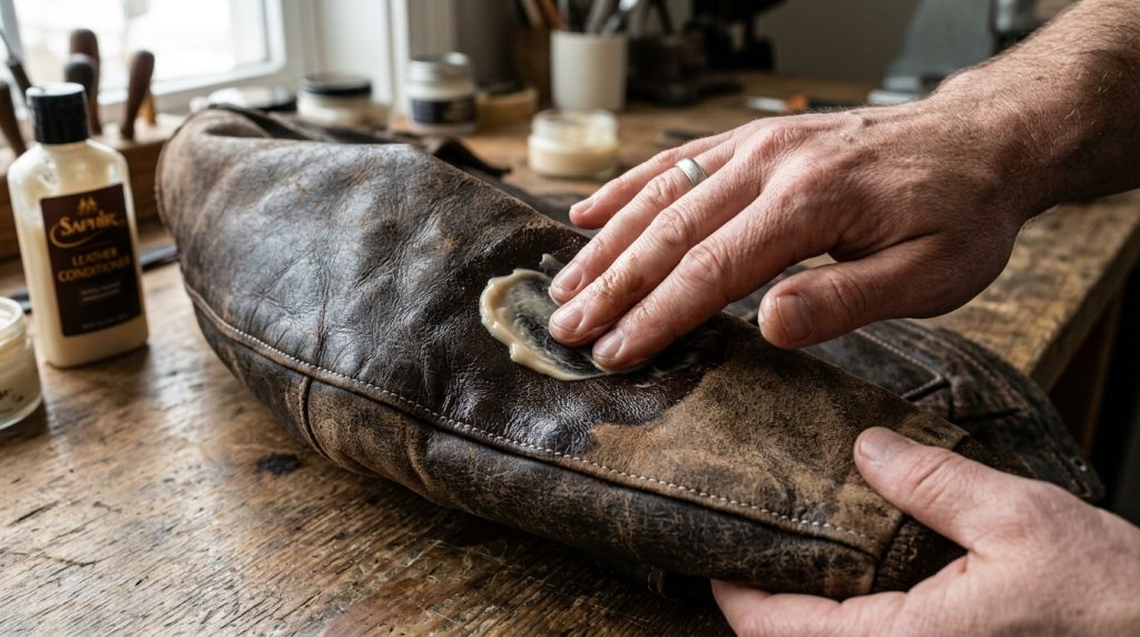 Condition the Leather Deeply on your Jacket