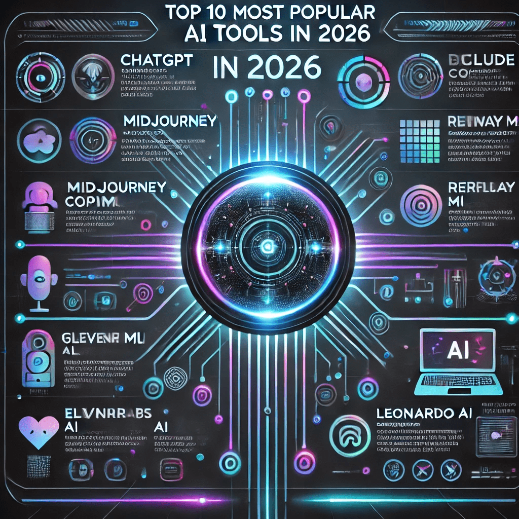 Top 10 Most Popular AI Tools