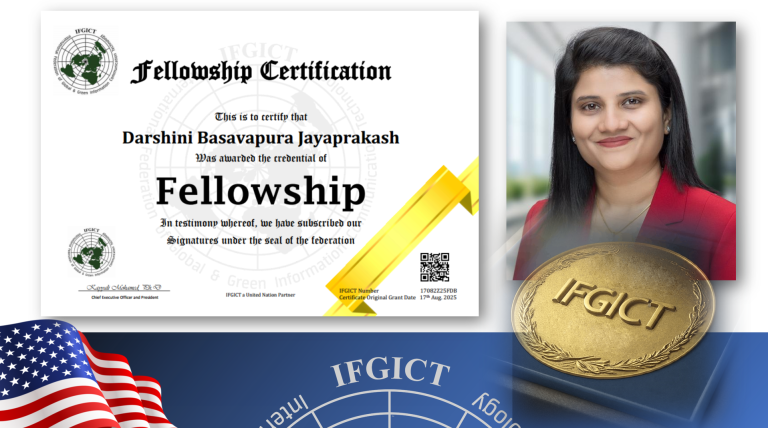 Darshini Jayaprakash: A Visionary and IFGICT Fellow