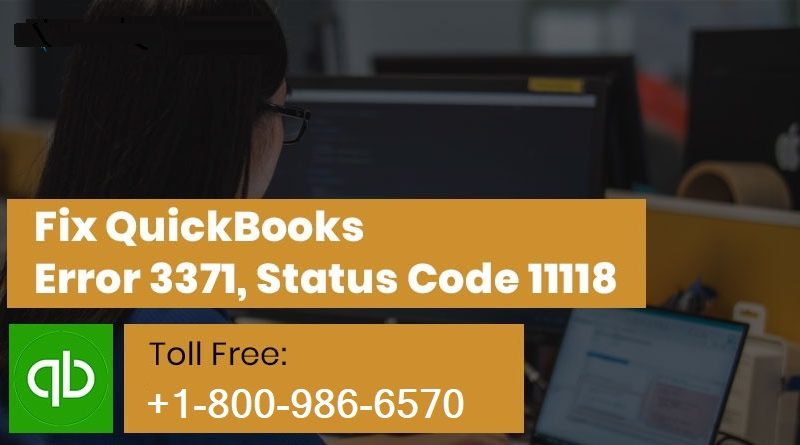 QuickBooks Error 3371 statuscode-11118