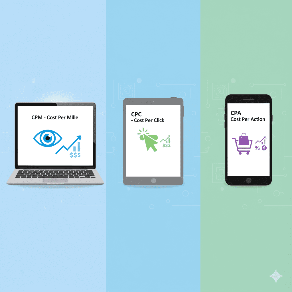 CPM vs CPC vs CPA: Which Ad Model Pays More in 2025?