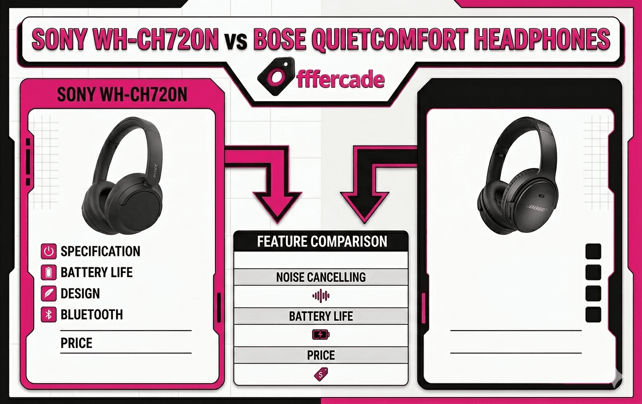Sony WH-CH720N vs Bose QuietComfort: 2026 Guide