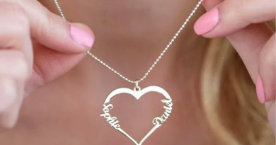 Heart-Shaped Engraved Necklace