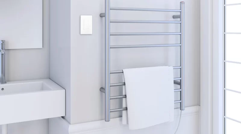 Heated Towel rack installation options