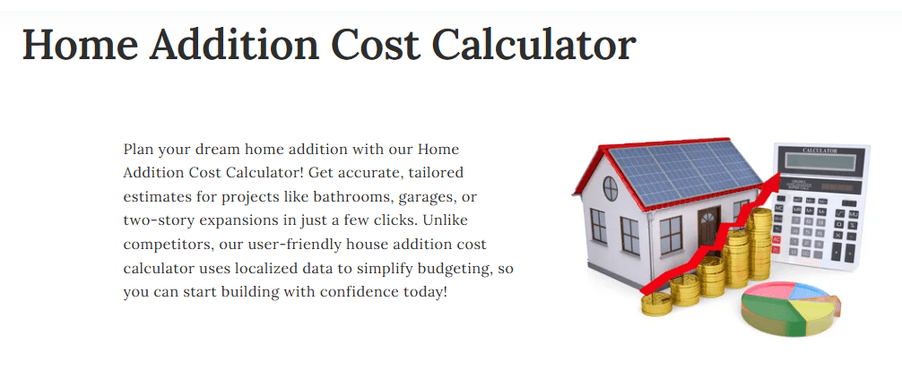 Home Addition Cost Calculator