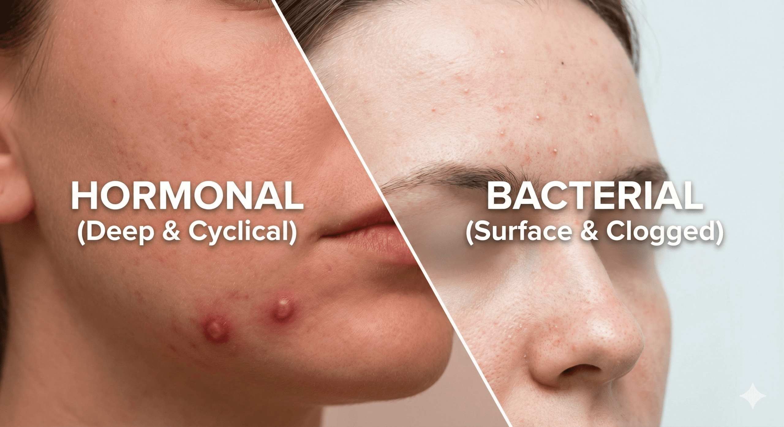 Hormonal Acne vs. Bacterial Acne How to Tell the Difference
