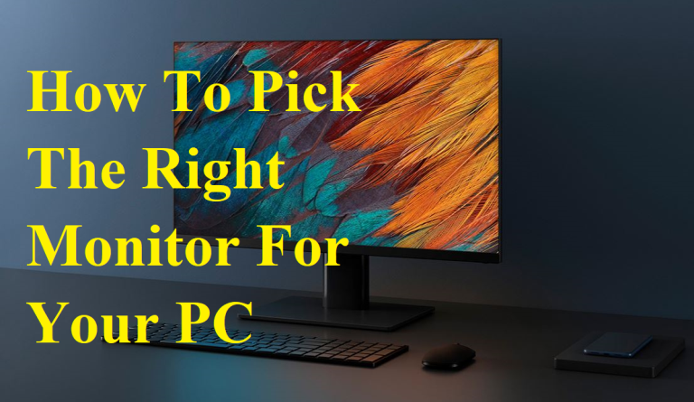 Right Monitor for Your PC