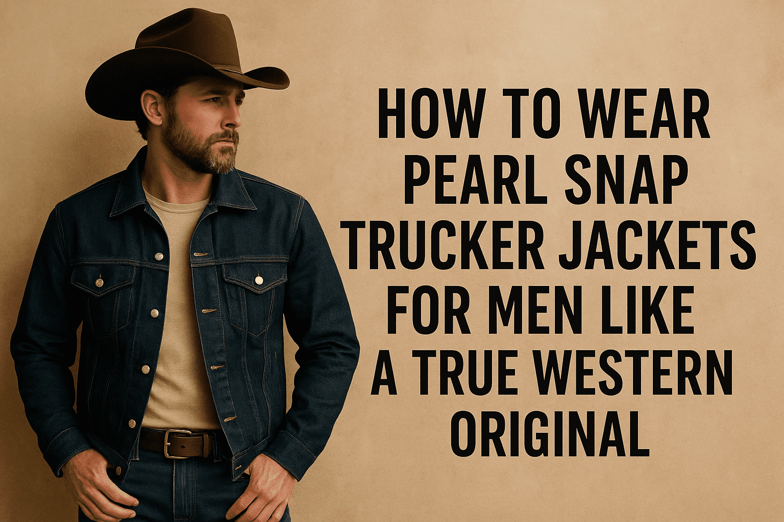 How to Wear Pearl Snap Trucker Jackets Like a True Western Original