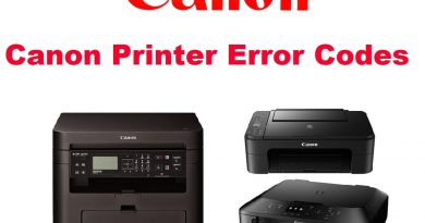 How to deal with the Error Codes associated with Canon Printer?