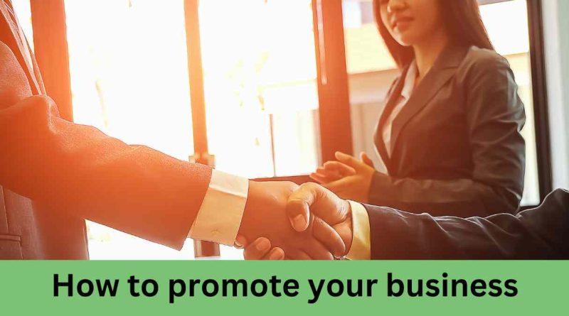 How To Promote Your Local Business