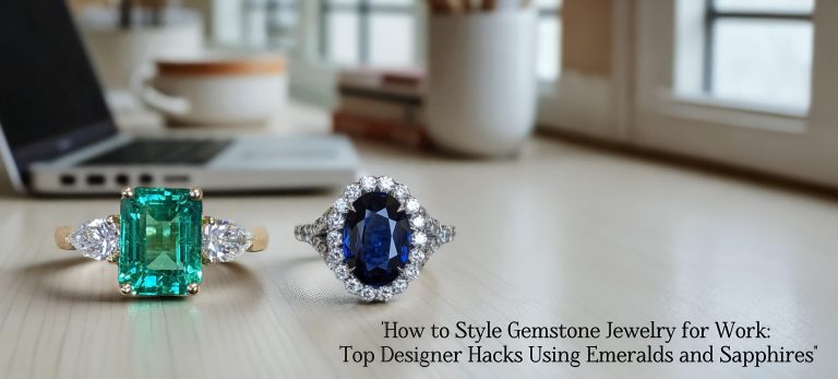 How to Style Gemstone Jewelry for Work: Top Designer Hacks Using Emeralds and Sapphires
