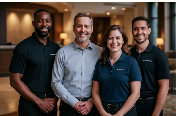 Why Polo and Woven Shirts Are Ideal for Your Hospitality Team Uniform