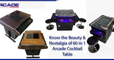Know the Beauty & Nostalgia of 60 in 1 Arcade Cocktail Table
