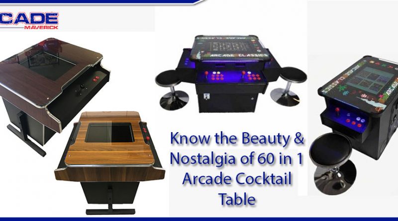 Know the Beauty & Nostalgia of 60 in 1 Arcade Cocktail Table