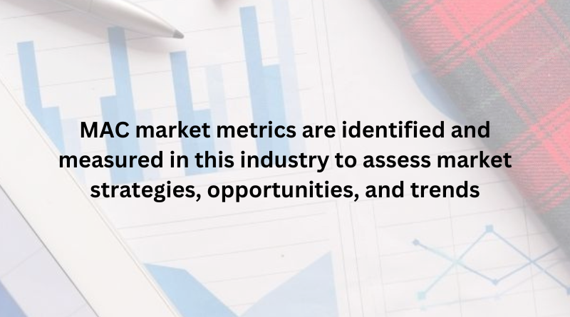 MAC market metrics are identified and measured in this industry to assess market strategies, opportunities, and trends