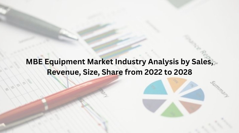 MBE Equipment Market Industry Analysis by Sales, Revenue, Size, Share from 2022 to 2028