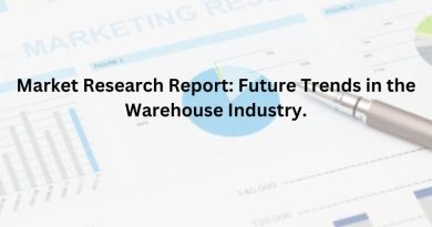 Market Research Report Future Trends in the Warehouse Industry