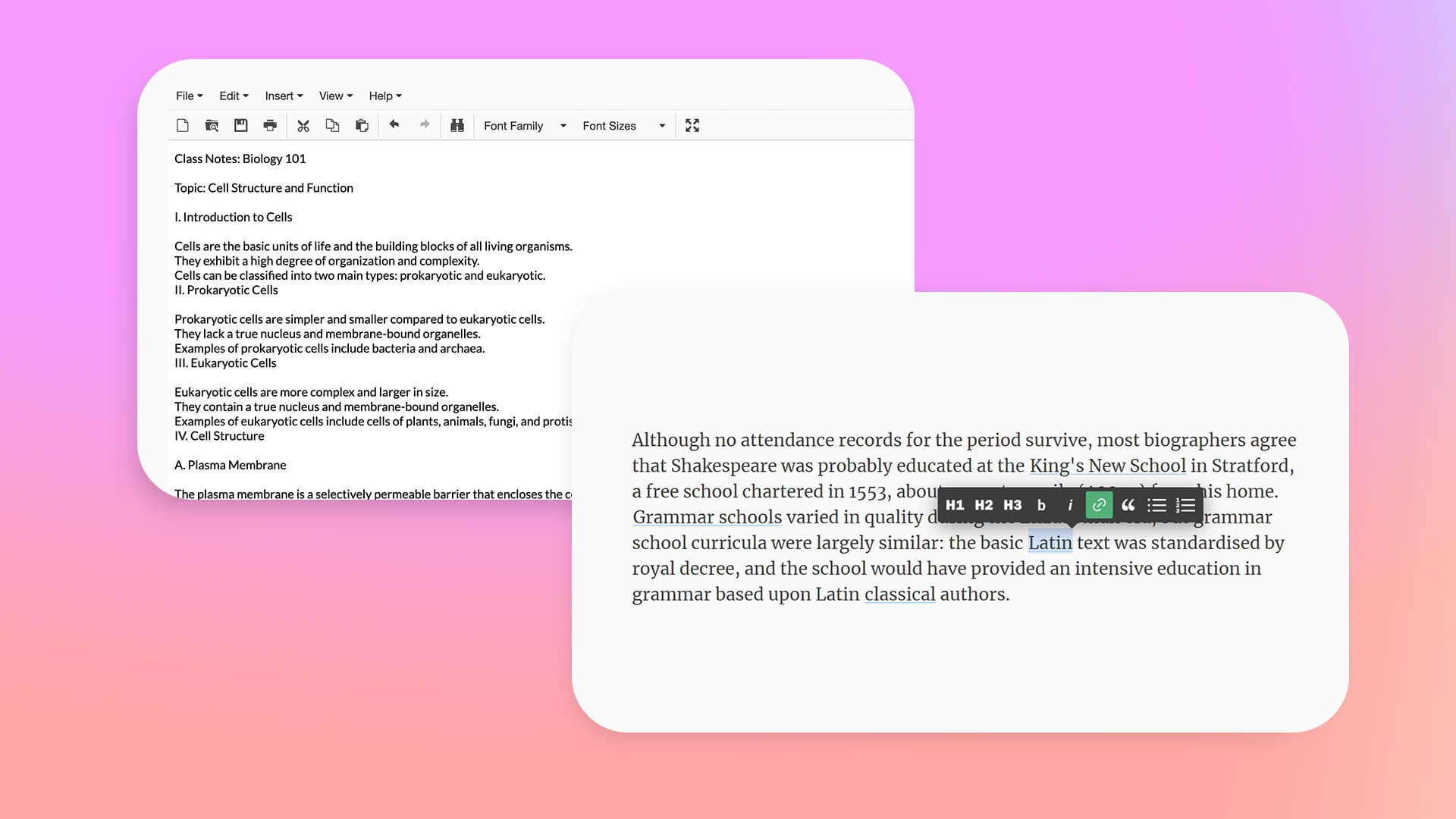 Online Notepad