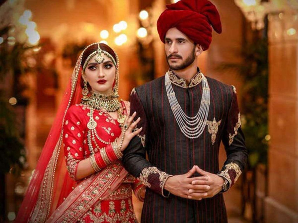 Pakistani-bride and groom