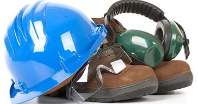 Personal Safety equipment at Workplace
