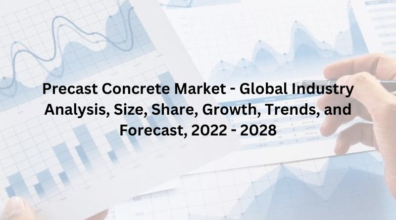 Precast Concrete Market - Global Industry Analysis, Size, Share, Growth, Trends, and Forecast, 2022 - 2028