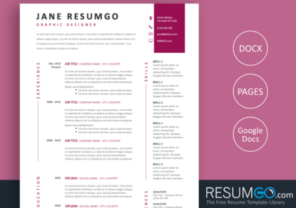 Quality resume template