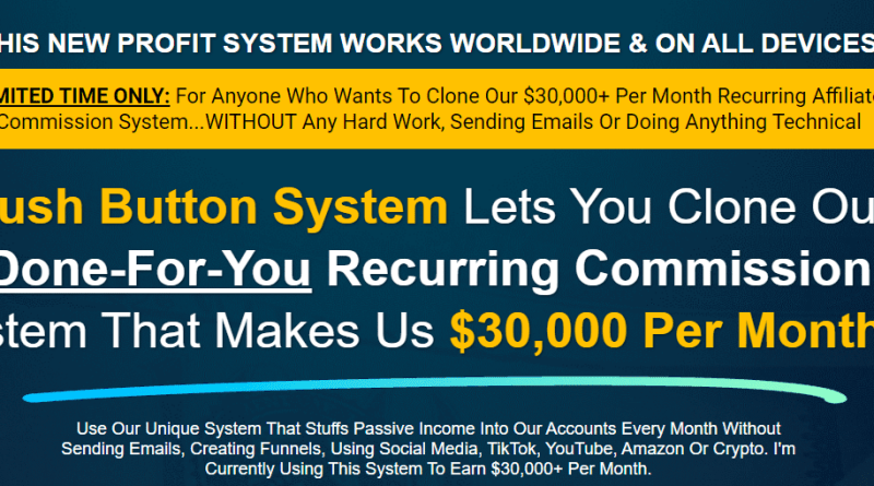 Recurring Commission System OTO Upsell