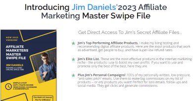 2023 Affiliate Marketers Master Swipe File Review