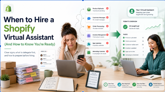 Shopify virtual assistant