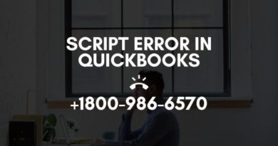 Script Error in QuickBooks