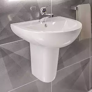 Modern bathroom basins UK in stylish ceramic design for contemporary homes.