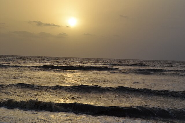 Sunset is most beautiful in Daman