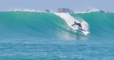 Surfing in Weligama Sri Lanka