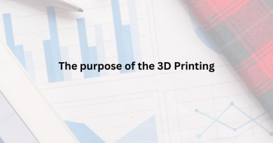 The purpose of the 3D Printing